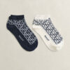 2-Pack Monogram Socks
