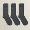 3-Pack Mercerized Cotton Socks