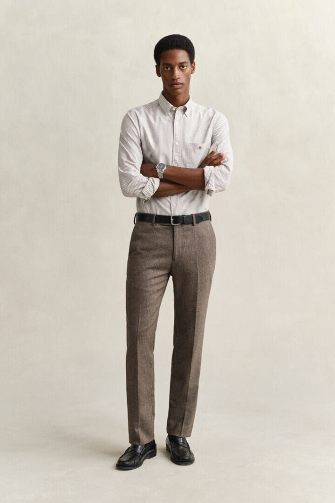 Banker Stripe Classic Oxford Shirt