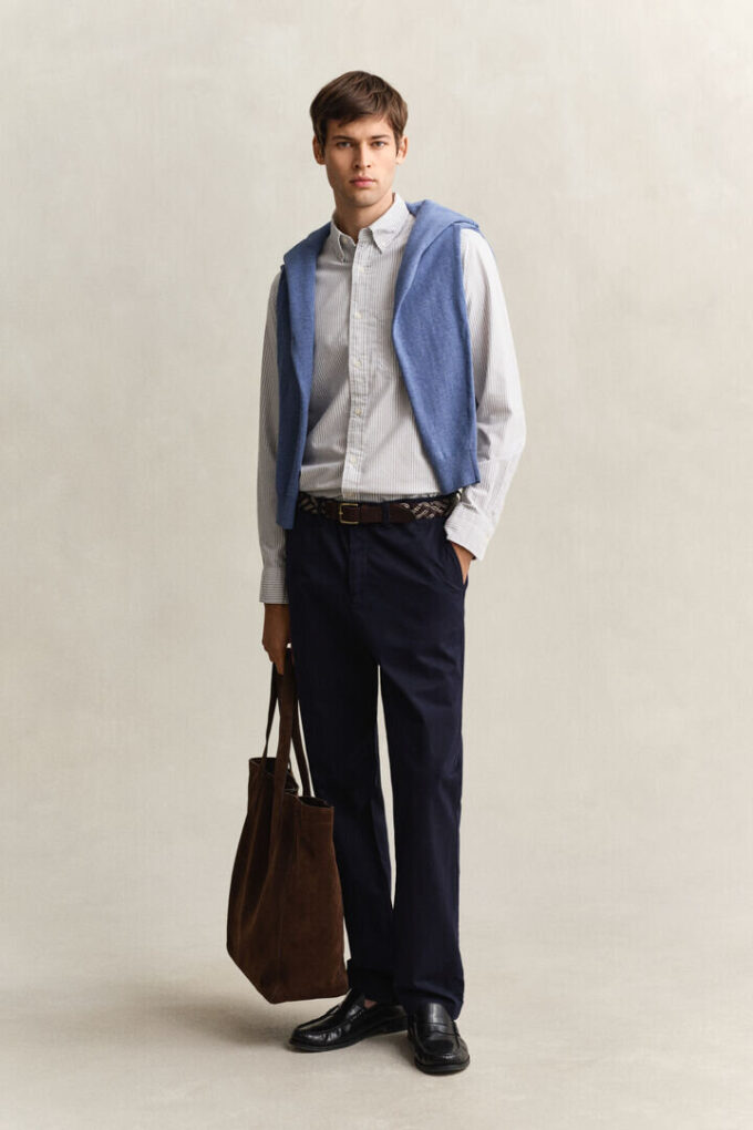 Banker Stripe Classic Oxford Shirt