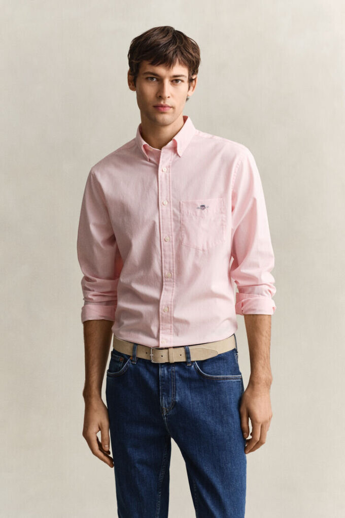 Banker Stripe Classic Poplin Shirt