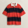 Barstriped Short Sleeve Heavy Rugger