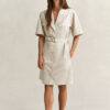 Belted Utility Dress