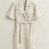 Belted Utility Dress