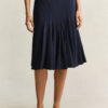 Bias Cut Flared Skirt
