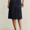 Bias Cut Flared Skirt