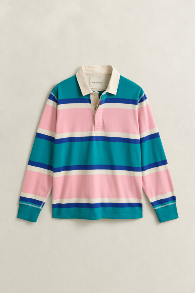 Block Striped Rugger