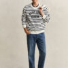 Breton Striped Graphic Sweater
