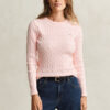 Cable Knit Crew Neck Sweater