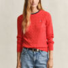 Cable Knit Crew Neck Sweater