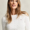 Cable Knit Crew Neck Sweater