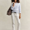 Cable Knit Crew Neck Sweater