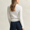 Cable Knit Crew Neck Sweater