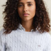 Cable Knit Crew Neck Sweater