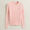 Cable Knit Crew Neck Sweater