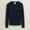 Cable Knit Crew Neck Sweater