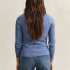 Cable Knit Crew Neck Sweater