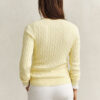 Cable Knit Crew Neck Sweater