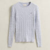 Cable Knit Crew Neck Sweater
