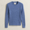 Cable Knit Crew Neck Sweater