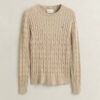 Cable Knit Crew Neck Sweater