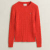 Cable Knit Crew Neck Sweater