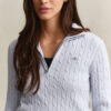 Cable Knit Half-Zip Sweater
