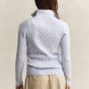 Cable Knit Half-Zip Sweater