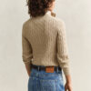 Cable Knit Half-Zip Sweater