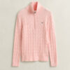 Cable Knit Half-Zip Sweater
