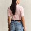 Cable Knit Short Sleeve Sweater