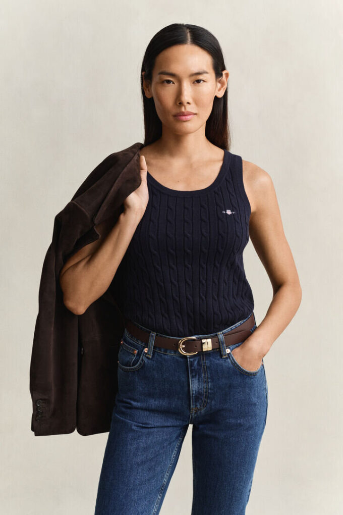 Cable Knit Tank Top
