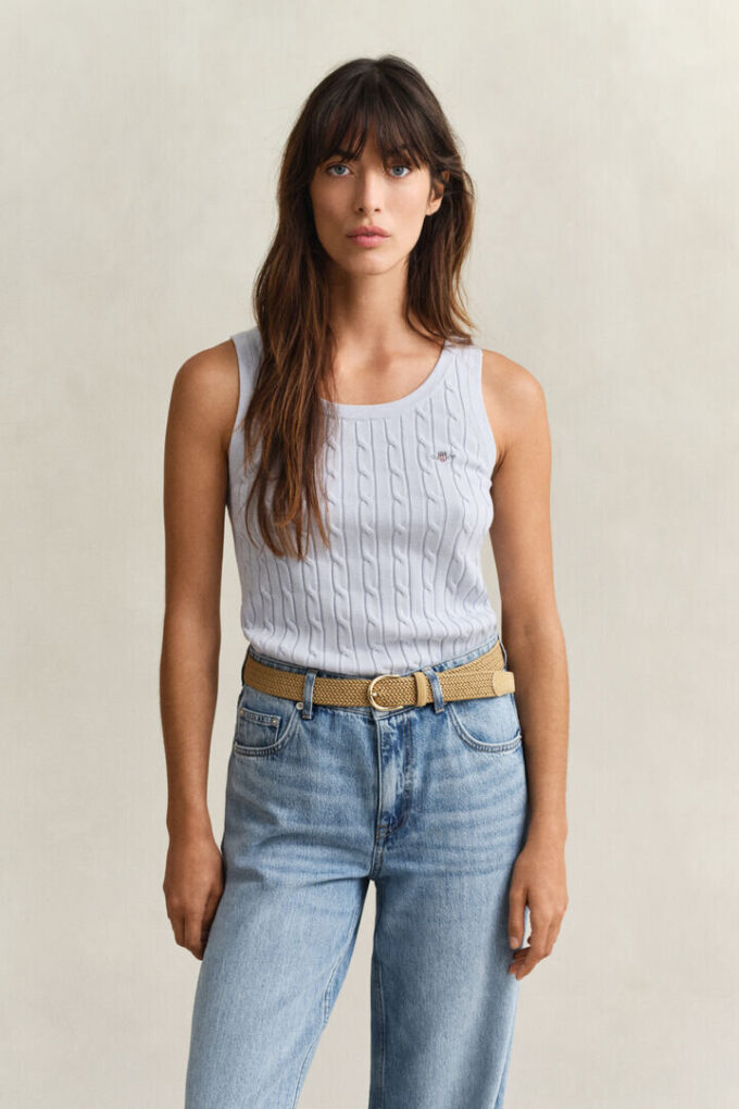 Cable Knit Tank Top