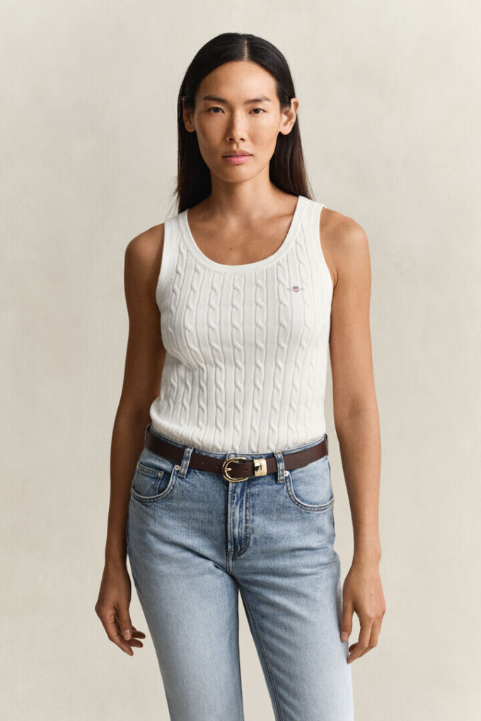 Cable Knit Tank Top