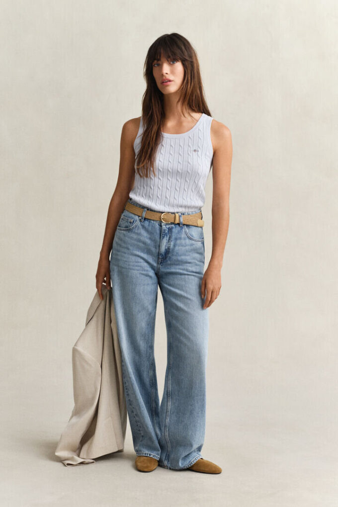 Cable Knit Tank Top