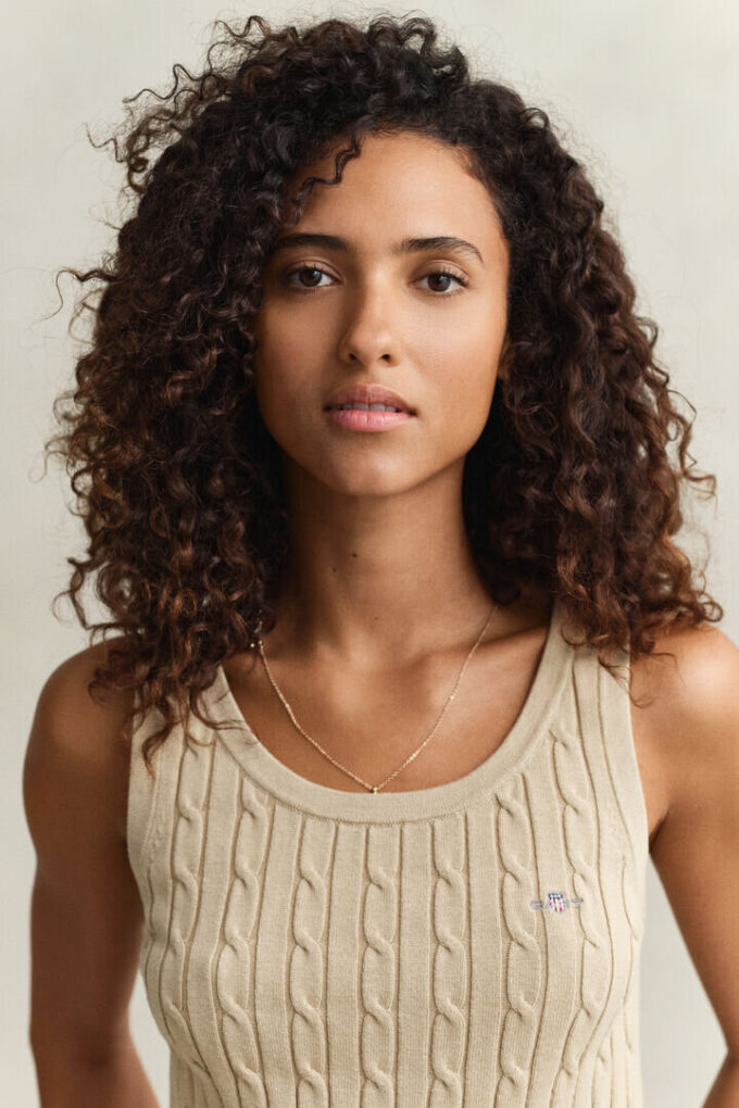 Cable Knit Tank Top