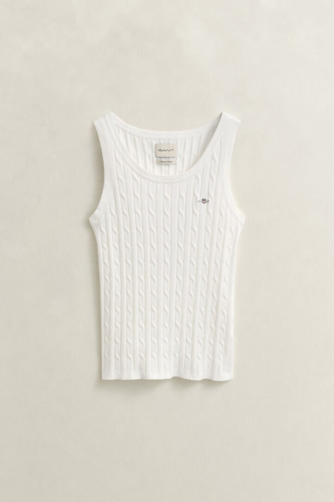Cable Knit Tank Top
