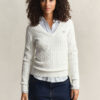 Cable Knit V-Neck Sweater