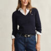 Cable Knit V-Neck Sweater