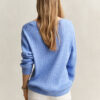 Cable Knit V-Neck Sweater
