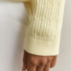 Cable Knit V-Neck Sweater