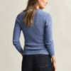 Cable Knit V-Neck Sweater