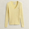 Cable Knit V-Neck Sweater