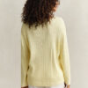 Cable Knit V-Neck Sweater