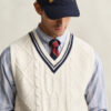 Cable Knit Vest