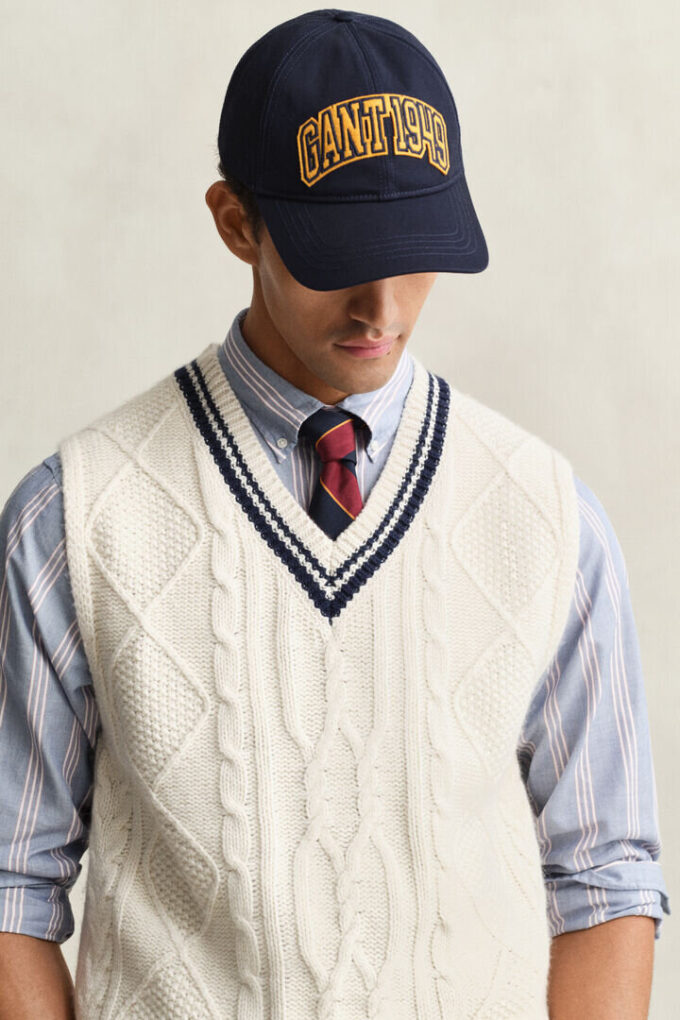 Cable Knit Vest