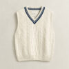 Cable Knit Vest