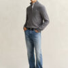 Casual Cotton Half-Zip Sweater