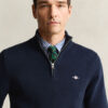 Casual Cotton Half-Zip Sweater