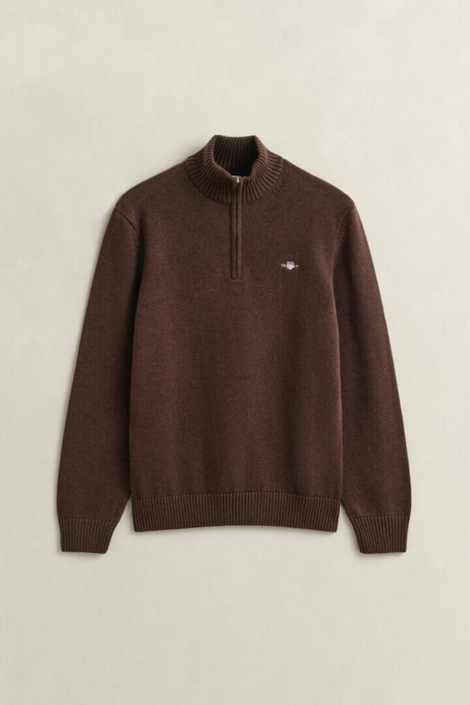 Casual Cotton Half-Zip Sweater